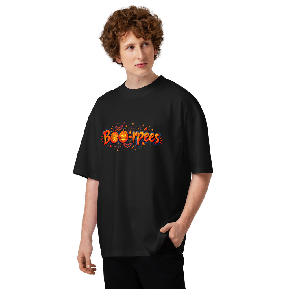 Oversize Boo-rpees Halloween Pumpkin Burpees - Modelo masculino
