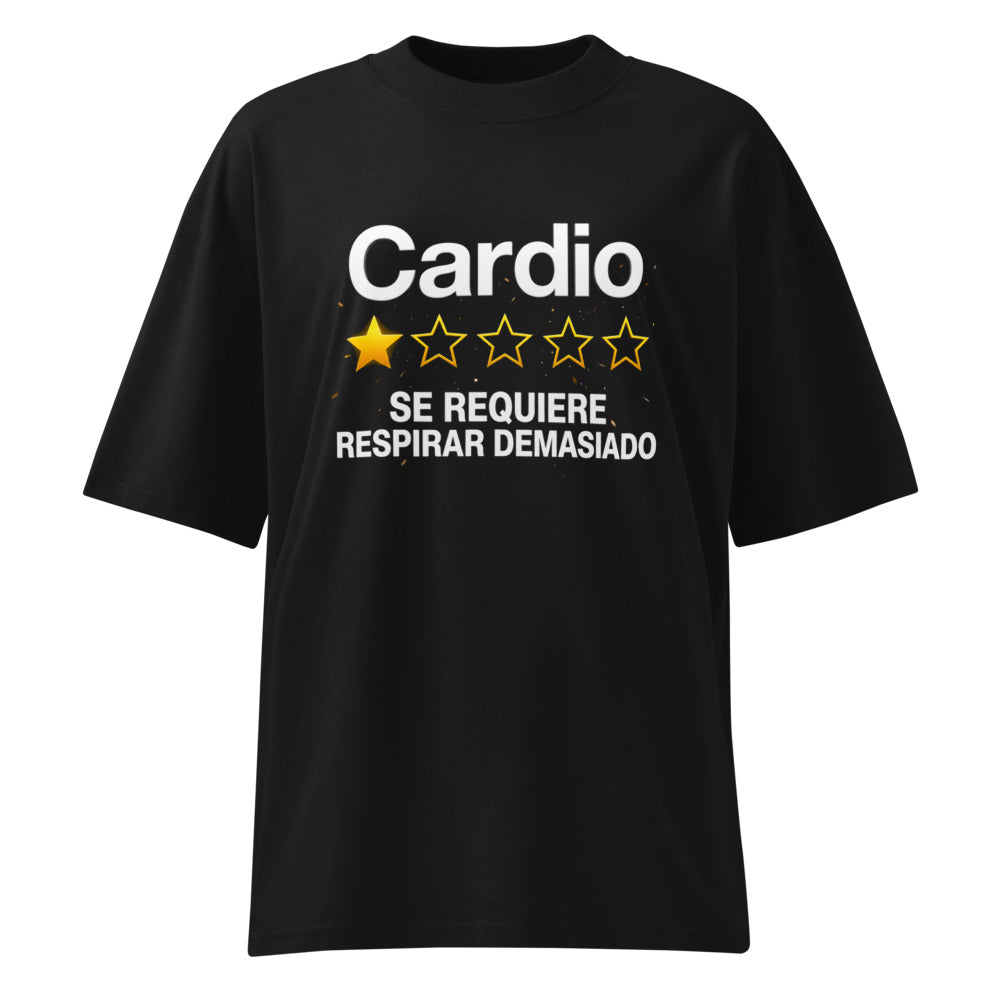 Oversize Cardio Una Estrella Respirar Demasiado - Frente fantasma