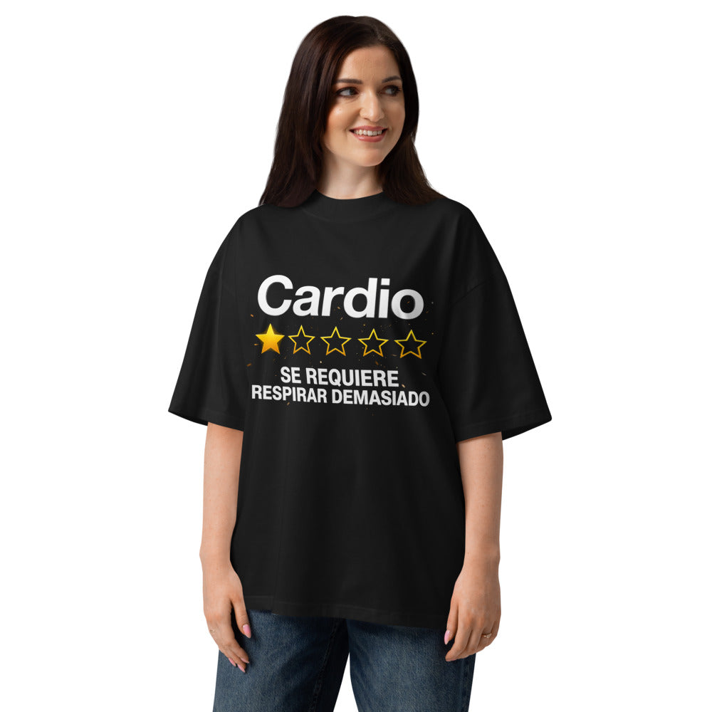 Oversize Cardio Una Estrella Respirar Demasiado - Modelo femenina