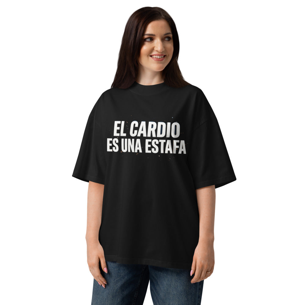 Oversize El Cardio Es Una Estafa - Modelo femenina