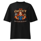 Oversize Hola Soy Chucky Vamos A Entrenar - Frente fantasma
