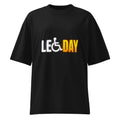 Oversize Leg Day Access Symbol Gym Humor - Frente fantasma