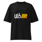 Oversize Leg Day Access Symbol Gym Humor - Frente fantasma