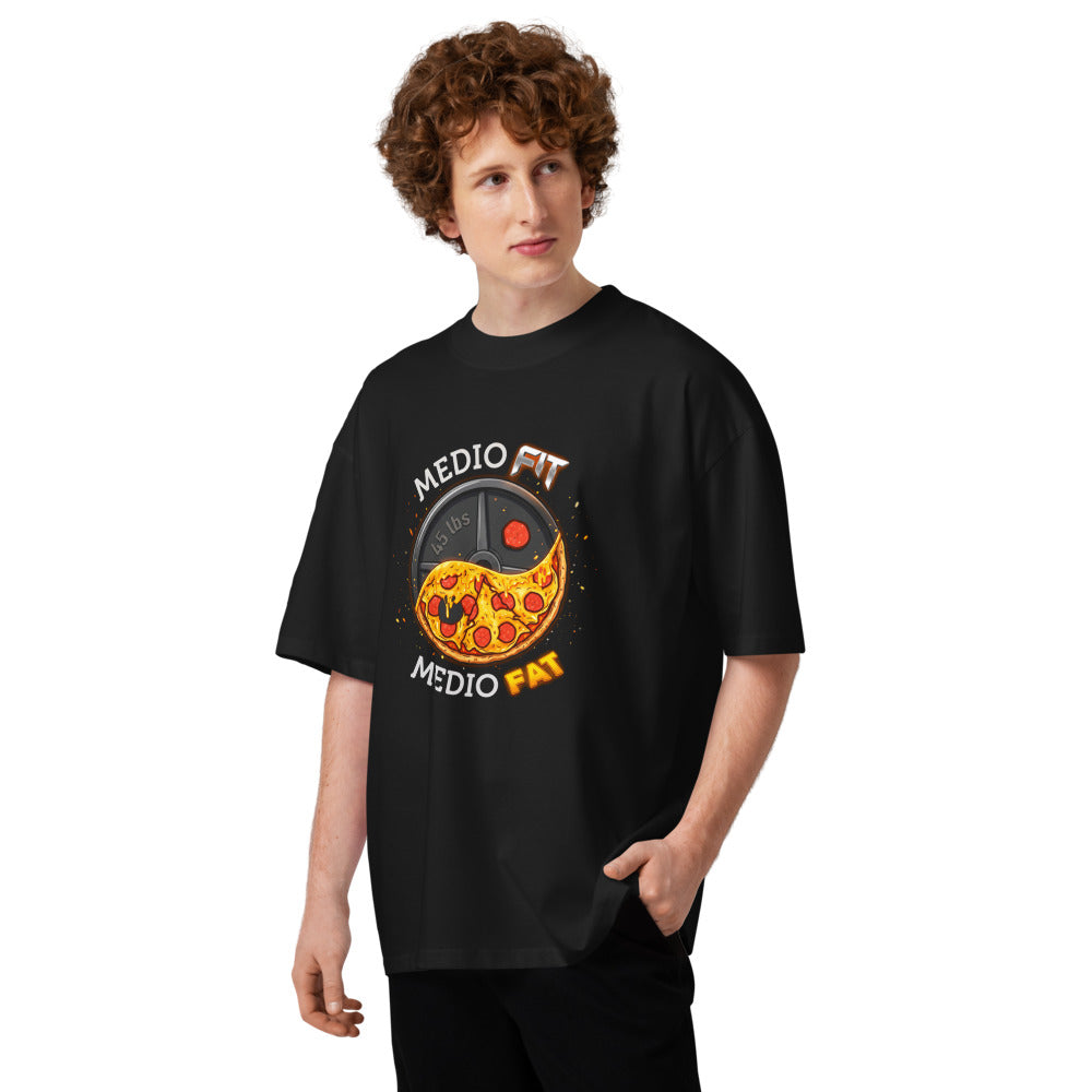 Oversize Medio Fit Medio Fat Pizza Weight Plate - Modelo masculino
