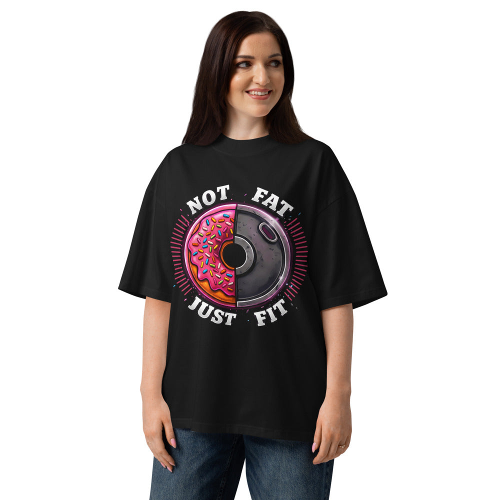 Oversize Not Fat Just Fit Donut Plate - Modelo femenina