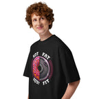 Oversize Not Fat Just Fit Donut Plate - Modelo masculino lateral