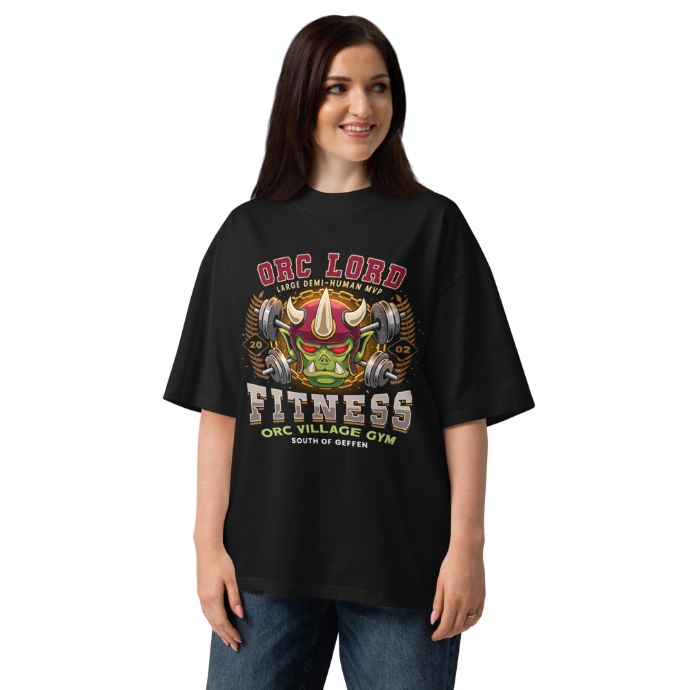 Oversize Orc Lord Fitness Orc Village Gym - Modelo femenina