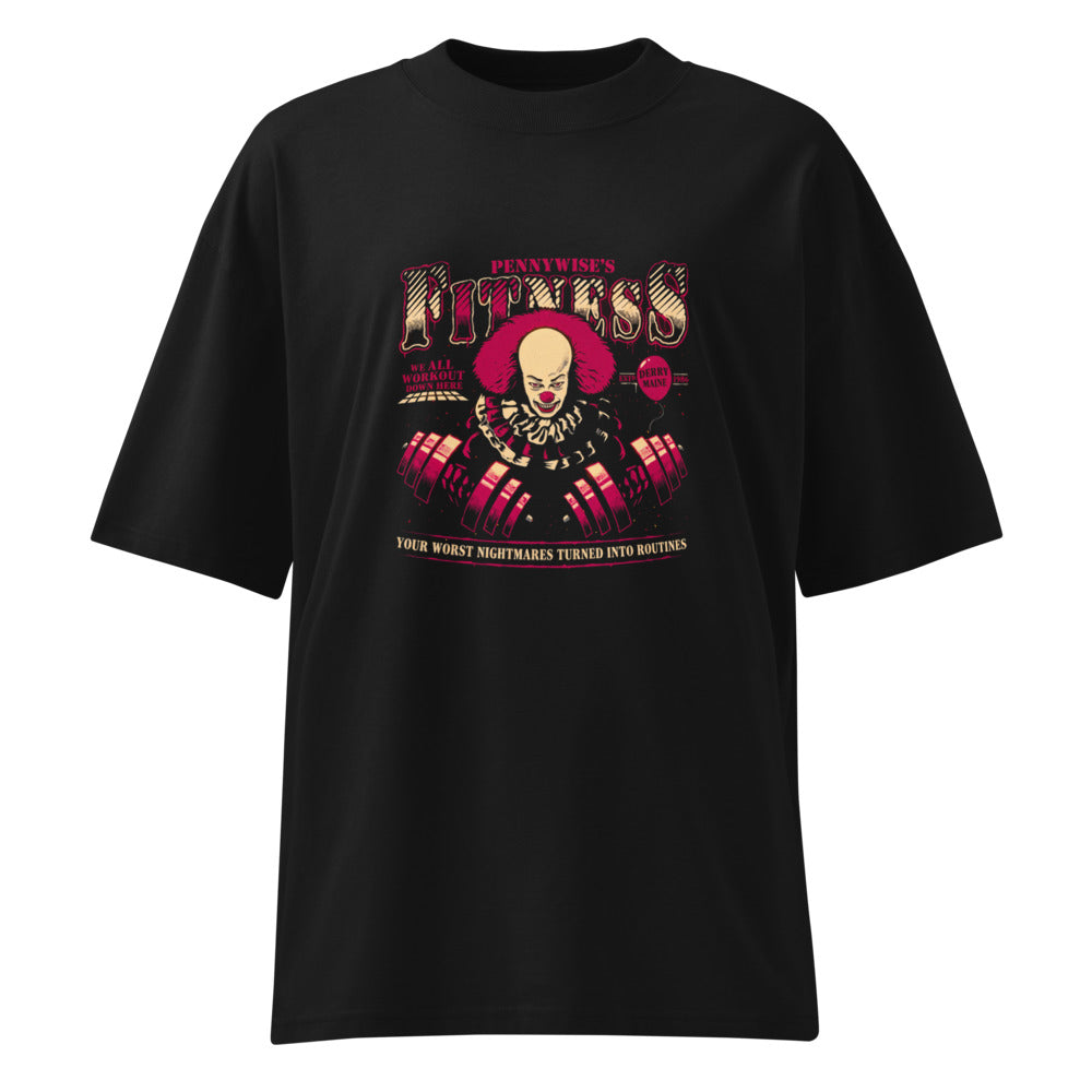 Oversize Pennywise's Fitness Derry Maine Dumbbells - Frente fantasma