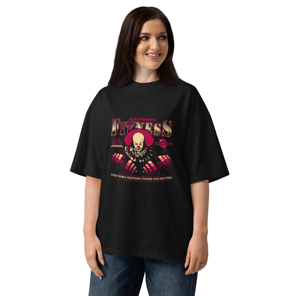 Oversize Pennywise's Fitness Derry Maine Dumbbells - Modelo femenina