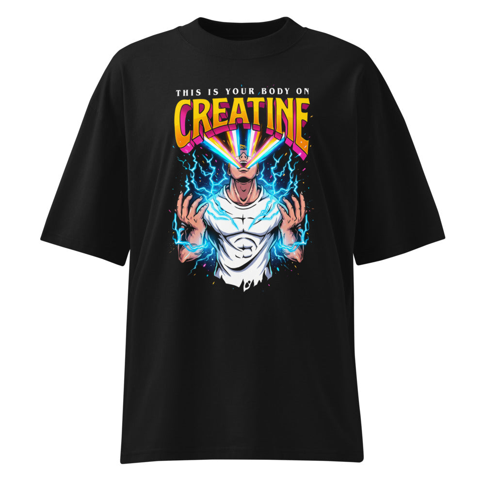 Oversize This Is Your Body On Creatine - Frente fantasma