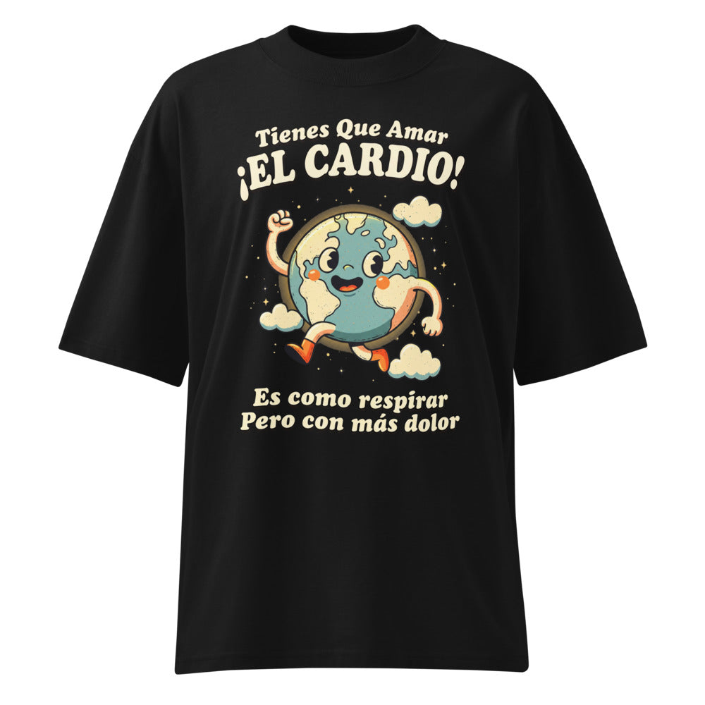 Oversize Tienes Que Amar El Cardio Planeta Tierra - Frente fantasma