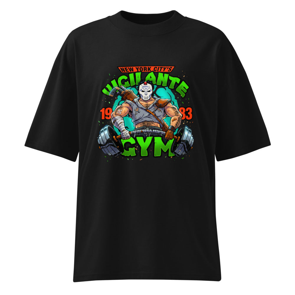 Oversize TMNT Casey Jones Vigilante Gym - Frente fantasma