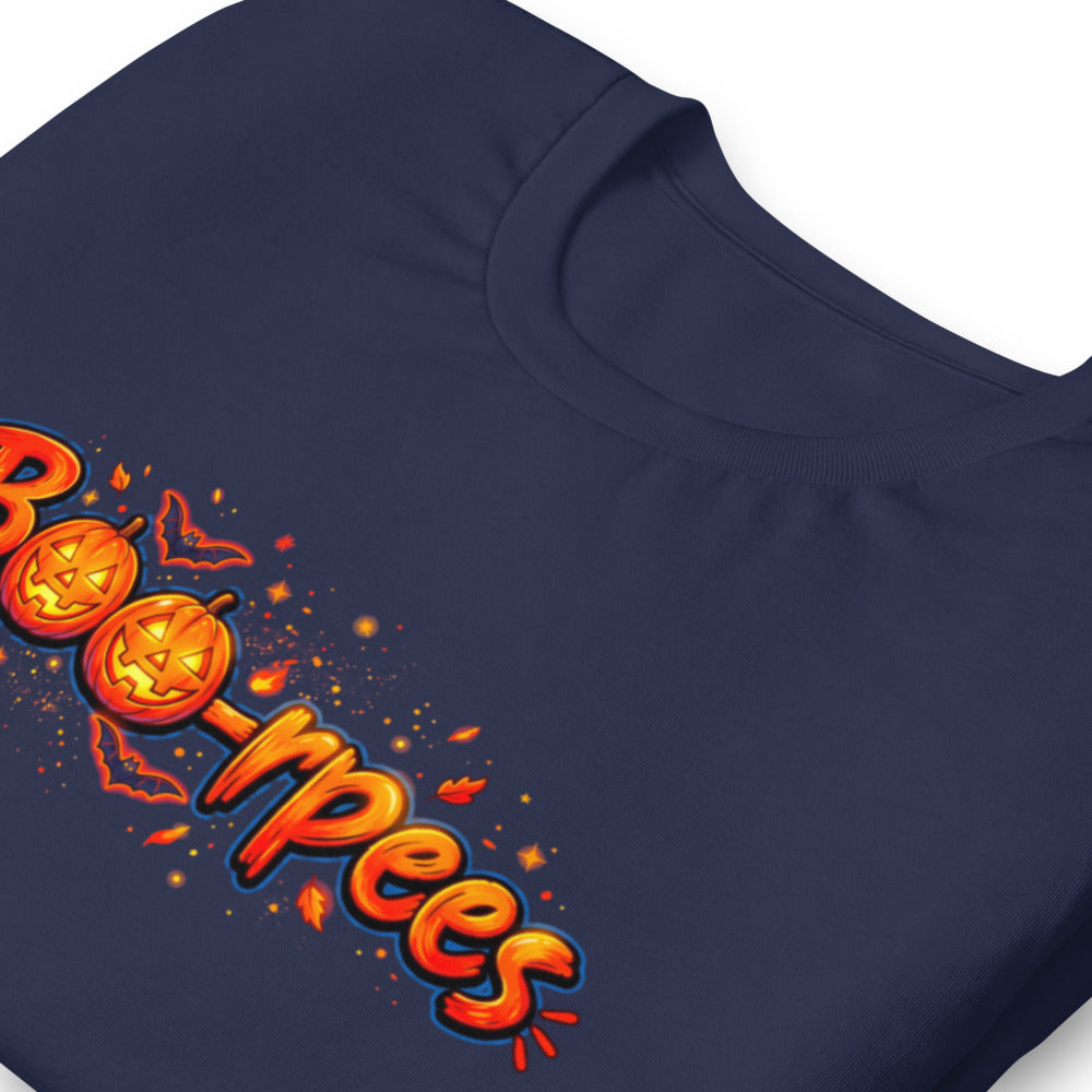 Playera Boo-rpees Halloween Pumpkin Burpees - Doblado zoom