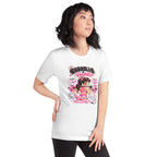 Playera Barbells And Ponytails Kawaii Gym - Modelo femenina
