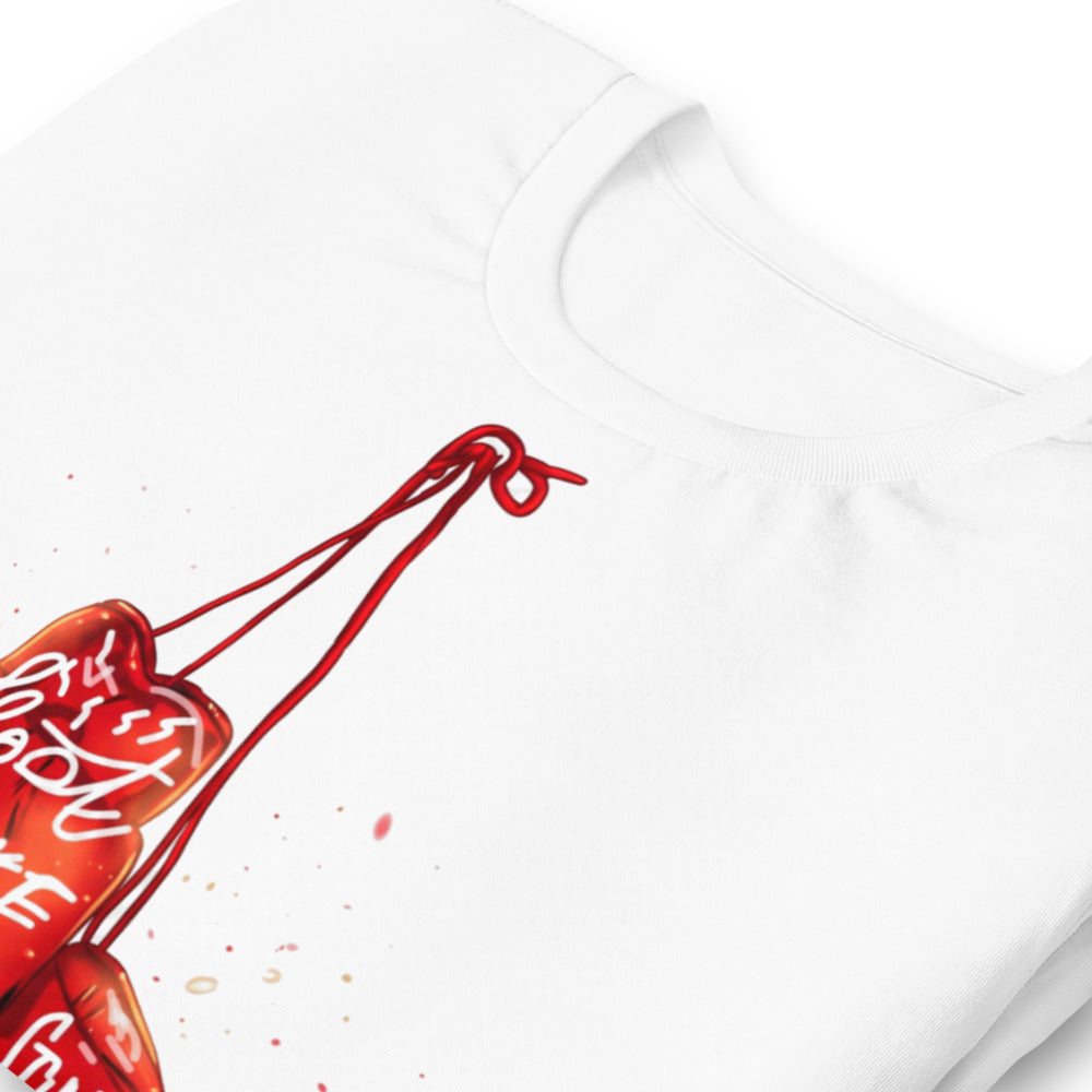 Playera Float Like A Butterfly Sting Like A Bee - Doblado zoom