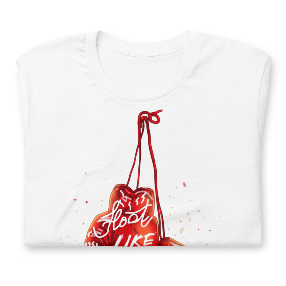 Playera Float Like A Butterfly Sting Like A Bee - Doblado