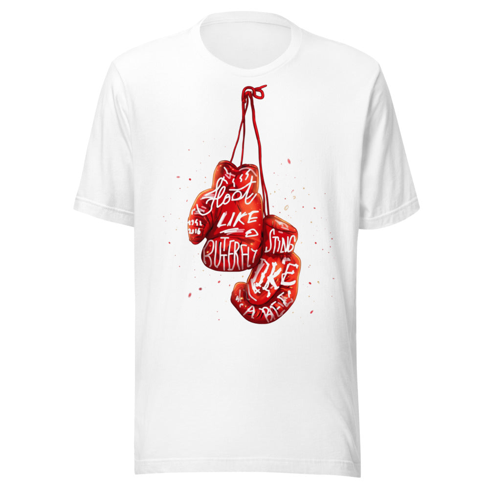 Playera Float Like A Butterfly Sting Like A Bee - Frente grande
