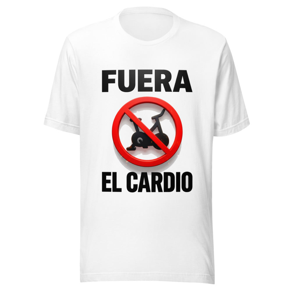 Playera Fuera El Cardio - Frente grande
