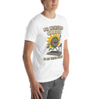 Playera No Necesitas Cardio Si No Tienes Corazón - Modelo masculino lateral