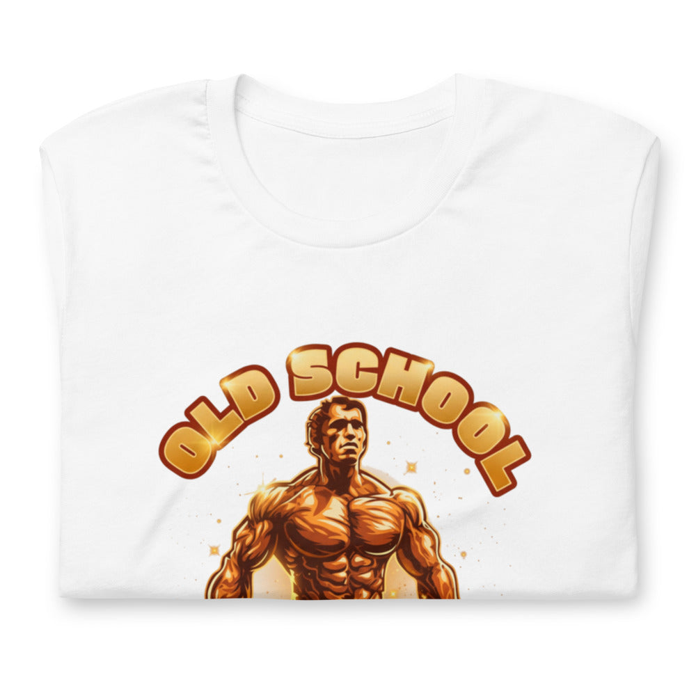 Playera Old School Bodybuilding Gold Physique - Doblado