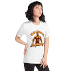 Playera Old School Bodybuilding Gold Physique - Modelo femenina