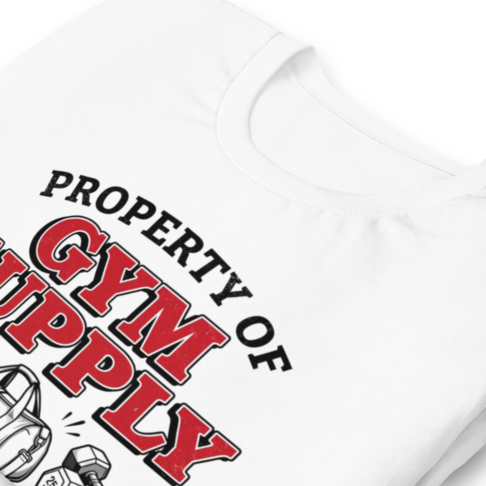 Playera Property Of Gym Supply Kettlebell Shaker - Doblado zoom