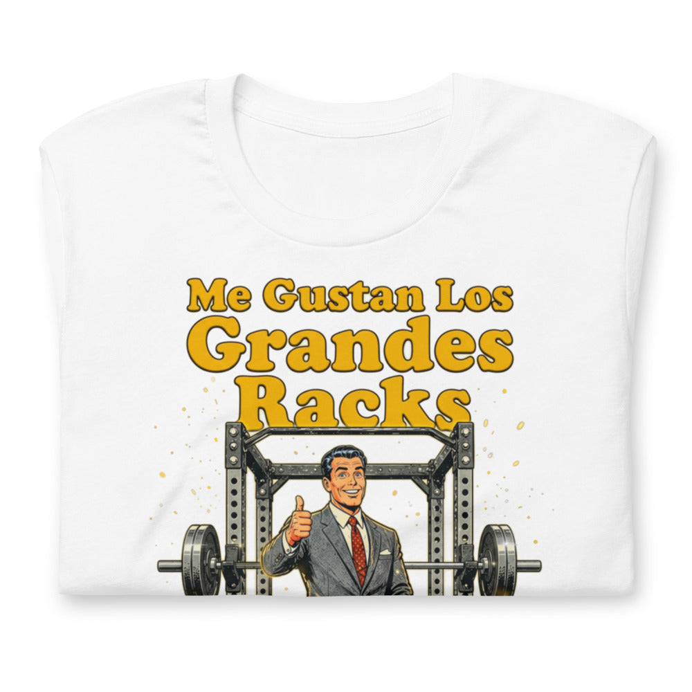 Playera Pulgar Arriba Power Rack Traje Gris - Doblado