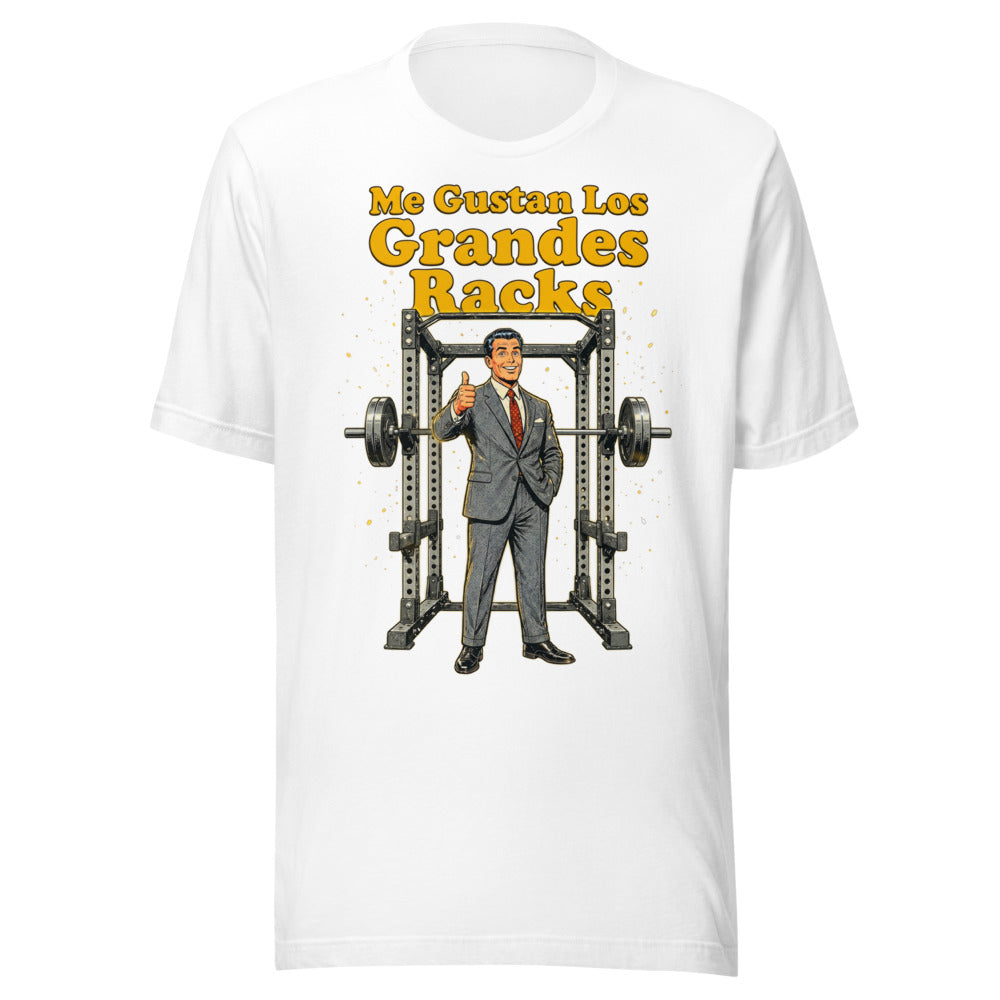 Playera Pulgar Arriba Power Rack Traje Gris - Frente grande