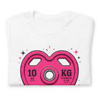 Playera Strength With Purpose Pink Heart Plate - Doblado