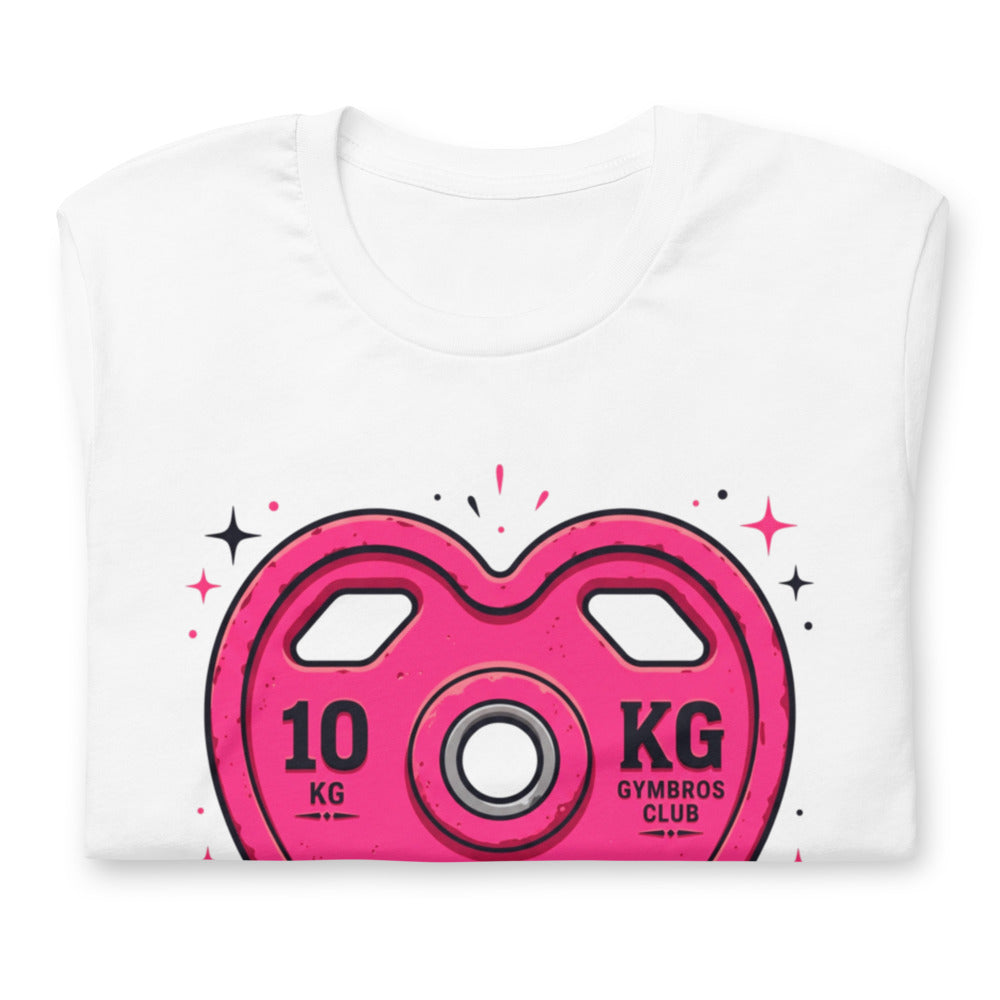 Playera Strength With Purpose Pink Heart Plate - Doblado