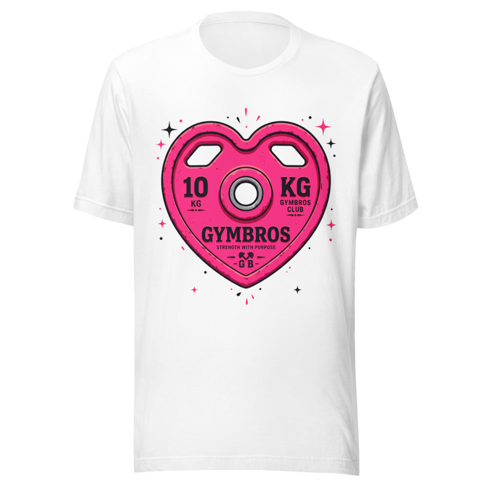Playera Strength With Purpose Pink Heart Plate - Frente grande