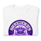 Playera TMNT Shredder's Gym 1984 Purple Emblem - Doblado