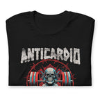 Playera Anticardio Calavera Barra Alambre De Púas - Doblado