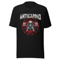 Playera Anticardio Calavera Barra Alambre De Púas - Frente grande