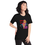 Playera Barras Y Coletas Entrena Descansa Repite - Modelo femenina