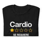 Playera Cardio Una Estrella Respirar Demasiado - Doblado