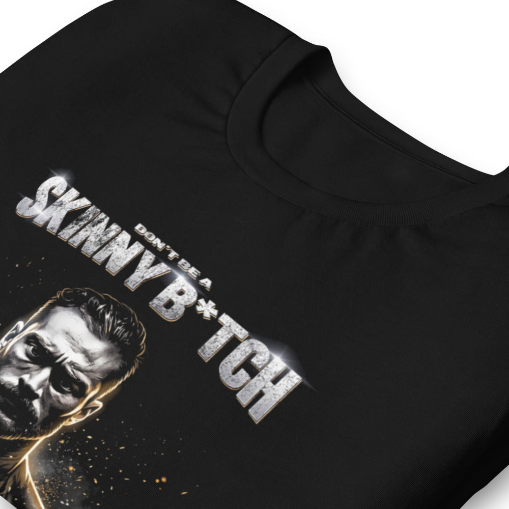 Playera Dont Be Skinny Bodybuilder Gym Humor - Doblado zoom