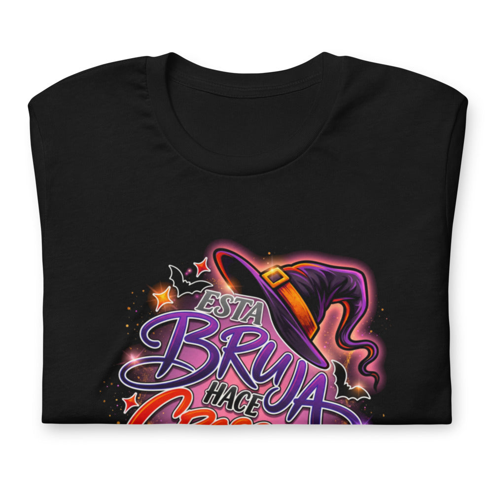 Playera Esta Bruja Hace Crossfit - Doblado