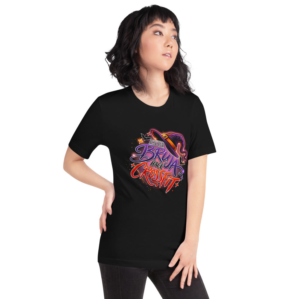 Playera Esta Bruja Hace Crossfit - Modelo femenina