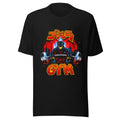 Playera Godzilla Gojira Gym Barbell Blue Spikes - Frente grande