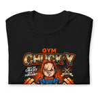 Playera Hola Soy Chucky Vamos A Entrenar - Doblado