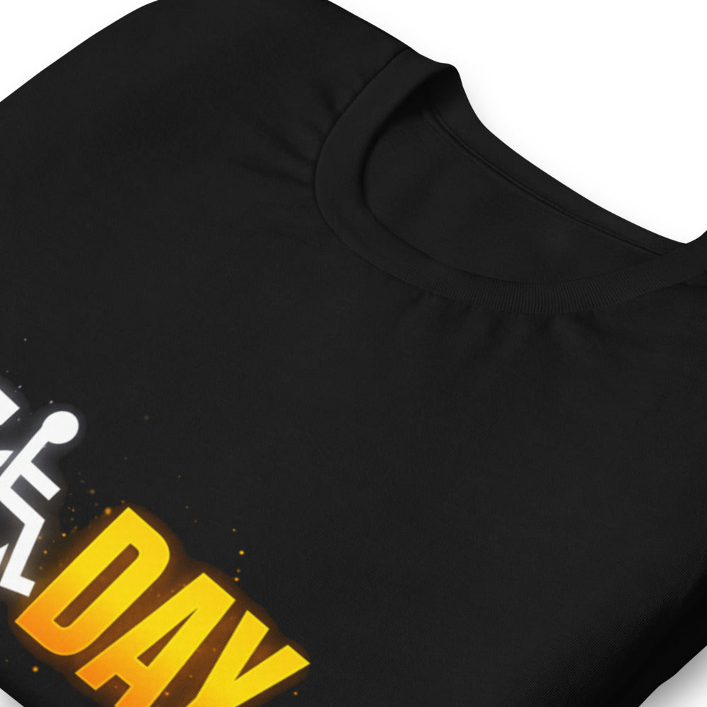 Playera Leg Day Access Symbol Gym Humor - Doblado zoom