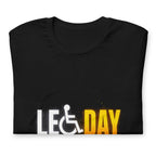 Playera Leg Day Access Symbol Gym Humor - Doblado