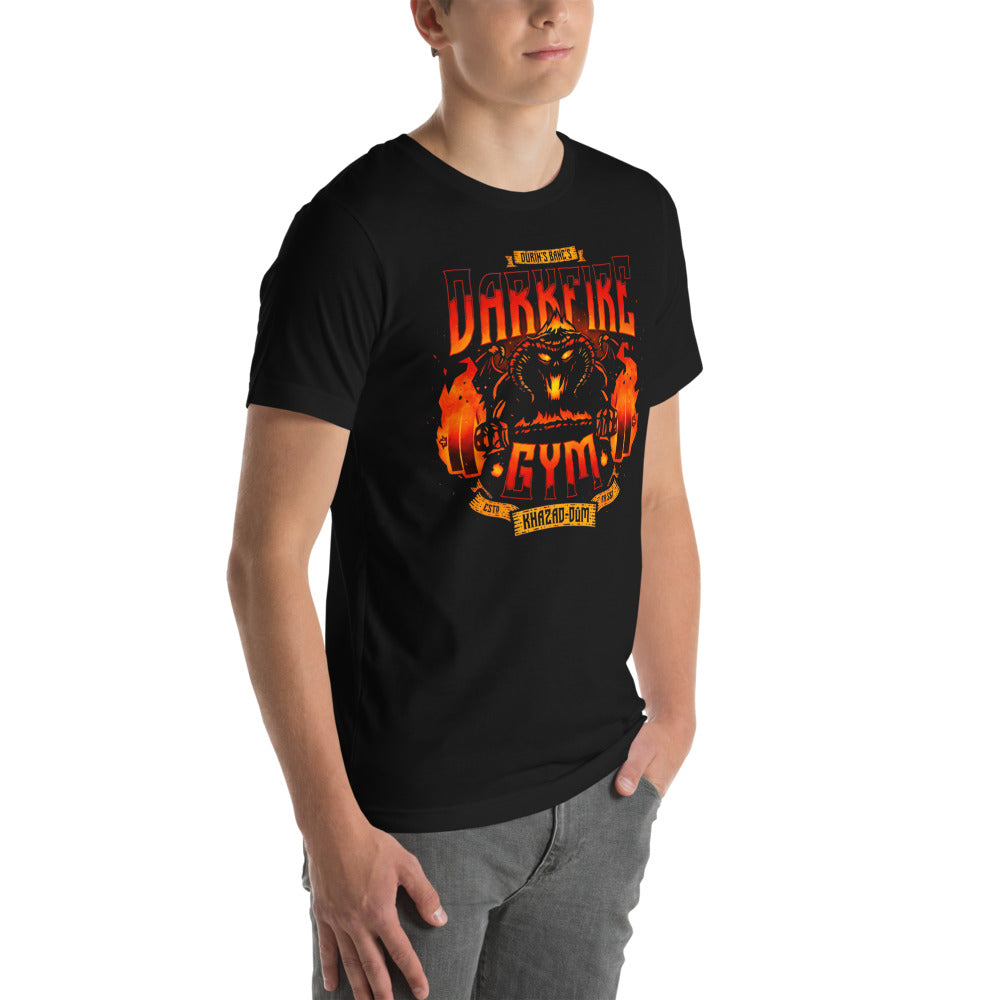 Playera Lord Of The Rings Balrog Darkfire Gym - Modelo masculino lateral