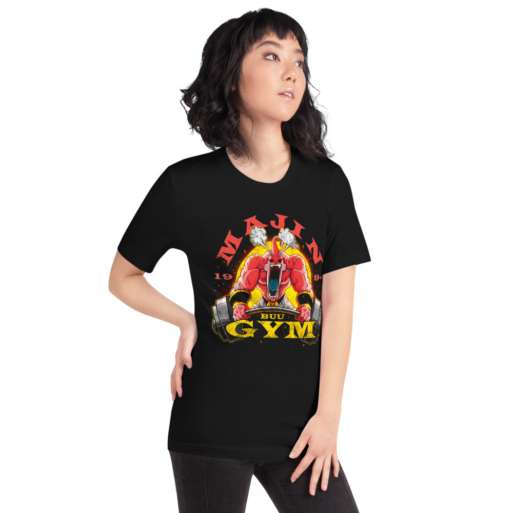 Playera Majin Buu Gym 1994 - Modelo femenina