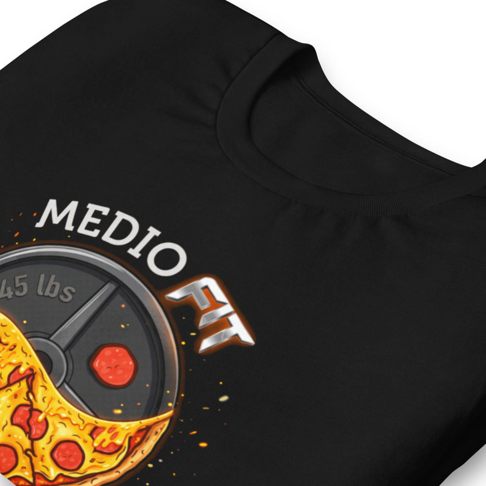 Playera Medio Fit Medio Fat Pizza Weight Plate - Doblado zoom