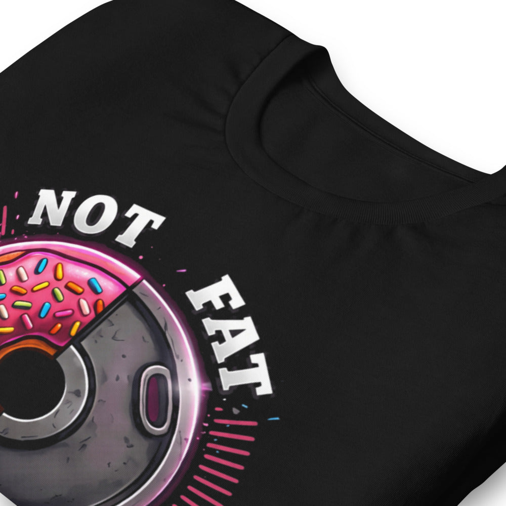 Playera Not Fat Just Fit Donut Plate - Doblado zoom