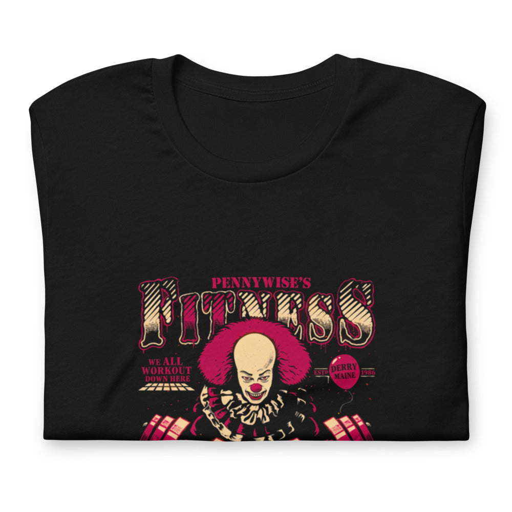 Playera Pennywise's Fitness Derry Maine Dumbbells - Doblado