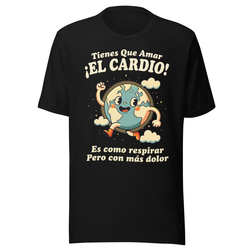 Playera Tienes Que Amar El Cardio Planeta Tierra - Frente grande