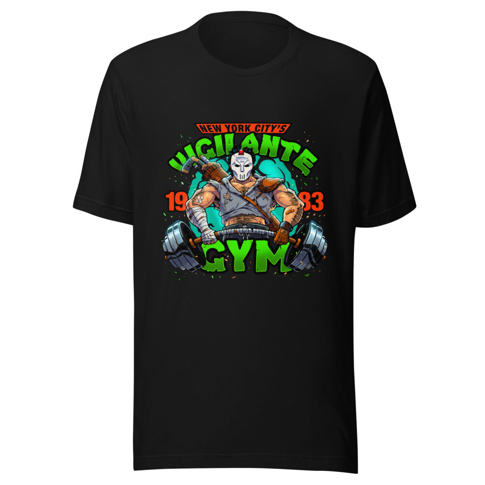 Playera TMNT Casey Jones Vigilante Gym - Frente grande